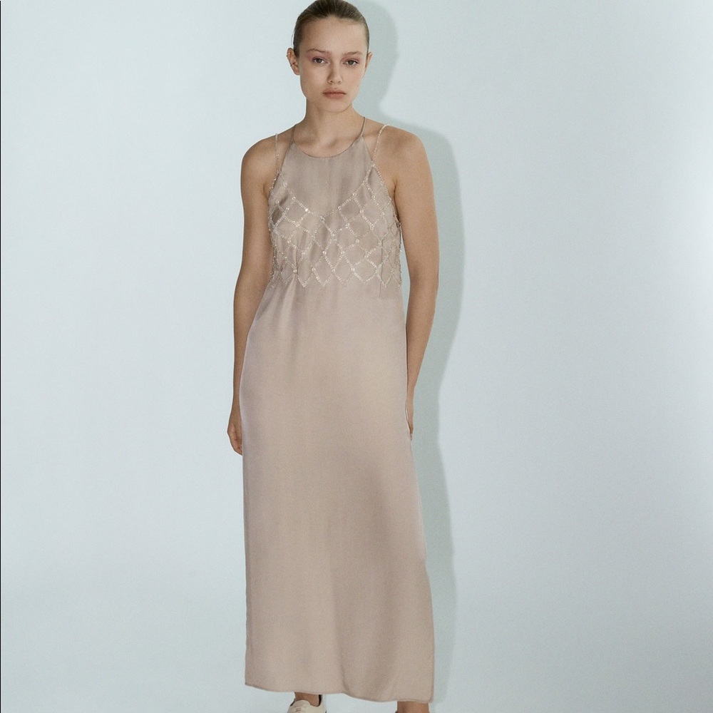 Zara Midi Dress with Front Knot - Picture 4 of 12